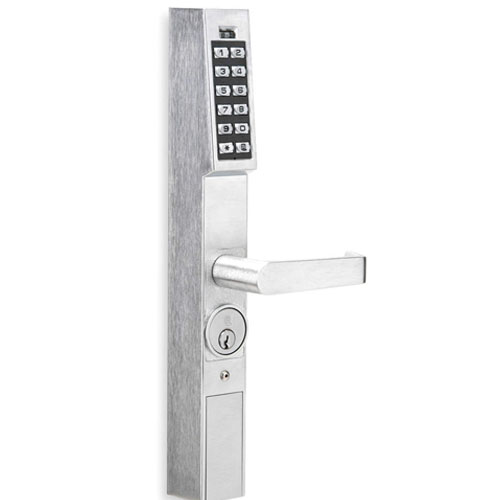 DL1200 26D Alarm Lock Electronic Pushbutton Narrow Stile Lock